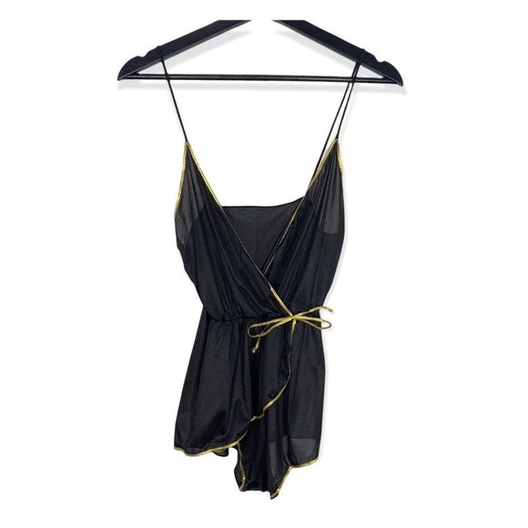 GUESS Womens Black Stretch Gathered Tie Adjustable Straps Spaghetti Strap Surplice Neckline Above The Knee Party Fit + Flare Dress main image 1